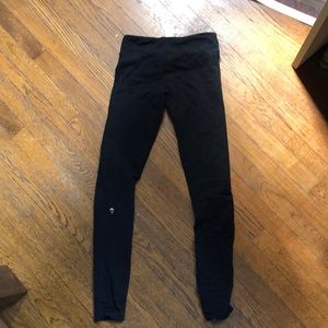 Black ivivva rhythmic tights size 12 with tag